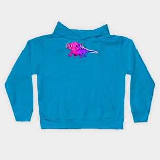 A little bi axolotl Kids Hoodie